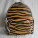 Coach Bags | Coach Tiger Print Court Backpack (Honey/Black) | Color: Black/Tan | Size: Os