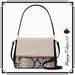 Kate Spade Bags | Kate Spade Mixed Material Medium Flap Shoulder Bag, Snake Beige Multi | Color: Cream/Tan | Size: Os