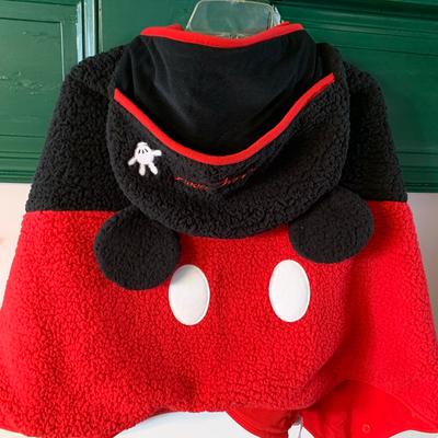 Disney Accessories | Child’s Disney Hooded Blanket Wrap | Color: Red | Size: One Size, Boy Or Girl