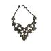 J. Crew Jewelry | J. Crew Czech Crystal Floral Statement Bib Necklace 16"-19" X 3 | Color: Gold/Red | Size: Os