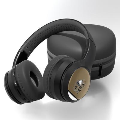 New Orleans Saints Historic Stripe Wireless Bluetooth Headphones with Case