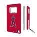 Los Angeles Angels 32GB Solid Design Credit Card USB Drive with Bottle Opener