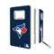 Toronto Blue Jays 32GB Solid Design Credit Card USB Drive with Bottle Opener