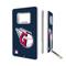 Cleveland Guardians 32GB Solid Design Credit Card USB Drive with Bottle Opener