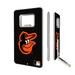 Baltimore Orioles 32GB Solid Design Credit Card USB Drive with Bottle Opener