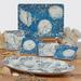 Certified International Playa Shells Rectangular Platter All Ceramic/Earthenware/Stoneware in Blue | 1.25 H x 14 W x 10 D in | Wayfair 37188