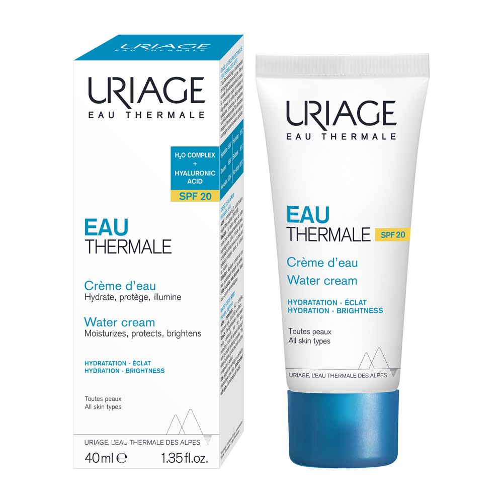 URIAGE Eau Thermale Crema idratante viso SPF20 con acido ialuronico, p