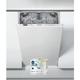 Lave-vaisselle tout intégrable encastrable 49dB 10 couverts 45cm Moteur Induction - Blanc - Indesit