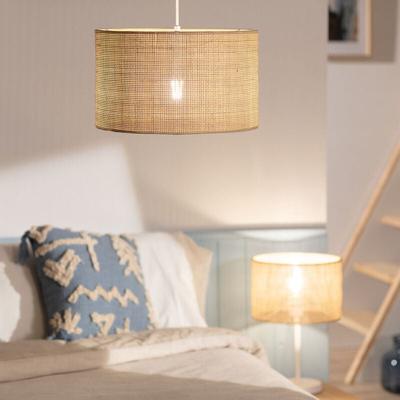 Ledkia - Pendelleuchte Rattan Baracoa Weiß Image