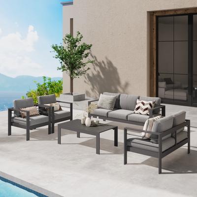 Royalcraft 5 Piece Aluminum Outdoor Furniture Set