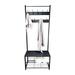 POW Furniture Bagatelle Modern Metal Hall Tree with Hangers and Wire Racks