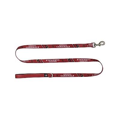 Littlearth NFL Premium Dog & Cat Lead, Arizona Cardinals, 3/4-in