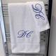 Personalised EMBROIDERED Towel & Flannel Personalised Initial Hand Towel Name Towels Cotton Towel Custom Towel Personalised Towel Gifts