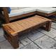 Solid Wood Garden Coffee Table (Rustic/Industrial/chair/lounger/table/sunbed/patio-set/garden-furniture)