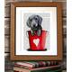 Buckets of Love Dachshund Print, dog poster dog decor dog illustration dog picture dog gift for dog lover dog Print dog art valentines