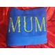 Embroidered Mum bath towel, Gifts for her , Embroidered Towel,