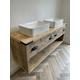 WINCHESTER Reclaimed Wood Rustic Double Vanity Unit