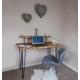 Wooden Desk | Home Desk | Rustic Desk | Hairpin Desk | Industrial Desk | Home Office | Computer Desk | Monitor Stand | Hairpin Table