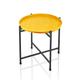 The Mia Duggal Series Mustard Yellow Side Table - 43 x 43 cm