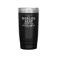 Insulated Polar Camel hot or cold Worlds Best Computer Programmer coffee tumbler, laser engraved birthday gift, for dad, husband, parents