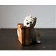 Rare Cute Westie Dog Figurine - Sherratt and Simpson - Fine Art Porcelain Pottery Sculpture - Mantel Shelf Ornate - Gift