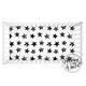 Star Crib Sheets, Black And White, Fitted Crib Sheet, Monochrome Nursery Decor, Modern Nursery Bedding, Gender Neutral, Jersey Knit Sheet