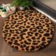 Circle Leopard Doormat - Leopard Print - Cheetah Doormat - Outdoor Rug - PVC mat - Front door mat - Decorative mat - Housewarming Gift