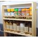 Spice Rack 4 Shelf Wooden Shelves Kitchen Storage Organiser for Spices and Herbs Jars - Worktop or Wall Mounted - 24.5cm to 56cm Wide (2023)