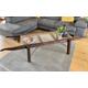 Antique Rustic Stretcher Coffee Table
