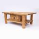 Keswick Coffee Table. Solid Wooden Drawer Set Bespoke Rustic Unit Stand Custom Furniture Handmade / Farmhouse Chunky Living Room