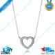 Loving Hearts Collier Necklace Pendant, Love, Fashion Jewellery > Adjustable 45 cm Chain > S925 Sterling Silver > Fully Stamped > NEW