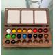 Walnut Watercolour Bi Fold Travel Paint Box | Paint Case | Wooden Palette | 24-well