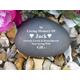 Personalized Pebble (Stone Effect) - Memorial - Weatherproof - Personalized - Various Designs (SP1)