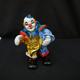 vintage doll clown with trumpet porcelain doll clown circus clown prop clown excellent porcelain hand painted collectors clown