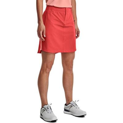 UNDER ARMOUR Damen Shorts Links Woven Skort, Größe 6 in Rot