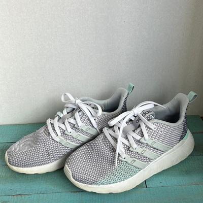 Adidas Shoes | Adidas Sneakers Kids Size 5 Good Condition | Color: Gray/Green | Size: 5bb