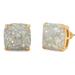 Kate Spade Jewelry | Hpkate Spade Glitter Crystal Square Stud Earrings | Color: Gold/White | Size: Os