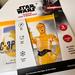 Disney Kitchen | 4/$65star Wars Reusable Food Storage Bags. Set Of 3: Small, Medium, Large | Color: Silver/Yellow | Size: Os