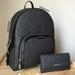 Michael Kors Bags | Michael Kors Backpack Set | Color: Black | Size: Large