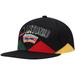 Men's Mitchell & Ness Black San Antonio Spurs Hardwood Classics History Month Snapback Hat