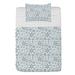 East Urban Home Microfiber Reversible Coverlet/Bedspread Set Microfiber in Blue/White | Twin Bedspread + 1 Sham | Wayfair