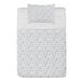 East Urban Home Microfiber Reversible Coverlet/Bedspread Set Microfiber in Gray/White | King Bedspread + 2 Shams | Wayfair