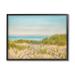 Stupell Industries Tall Grass Sand Dunes Nautical Beach Landscape Canvas in Blue/Green | 11 H x 14 W x 1.5 D in | Wayfair af-195_fr_11x14