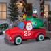 The Holiday Aisle® Santa in Pickup Truck Inflatable Polyester in Green/Red/White | 76 H x 44 W x 96 D in | Wayfair 4F53C78DED0F43BDBBA18002EA7ACCBF