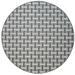 White Round 6' Area Rug - Corrigan Studio® Dareus Indoor/Outdoor Commercial Color Rug - Black, Pet & Friendly Rug. Made In USA, Area Rugs Great For , Pets, Event | Wayfair