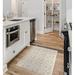 White 0.08 x 36 W in Kitchen Mat - East Urban Home Floral Ivory/Cream Area Rug | 0.08 H x 36 W in | Wayfair EE36E9AB7F6343E2AD2CE9AF4F8E23AA
