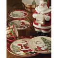 Certified International Holiday Wishes 16 Piece Dinnerware Set, Service for 4 Ceramic/Earthenware/Stoneware in Red/White | Wayfair 89127RM