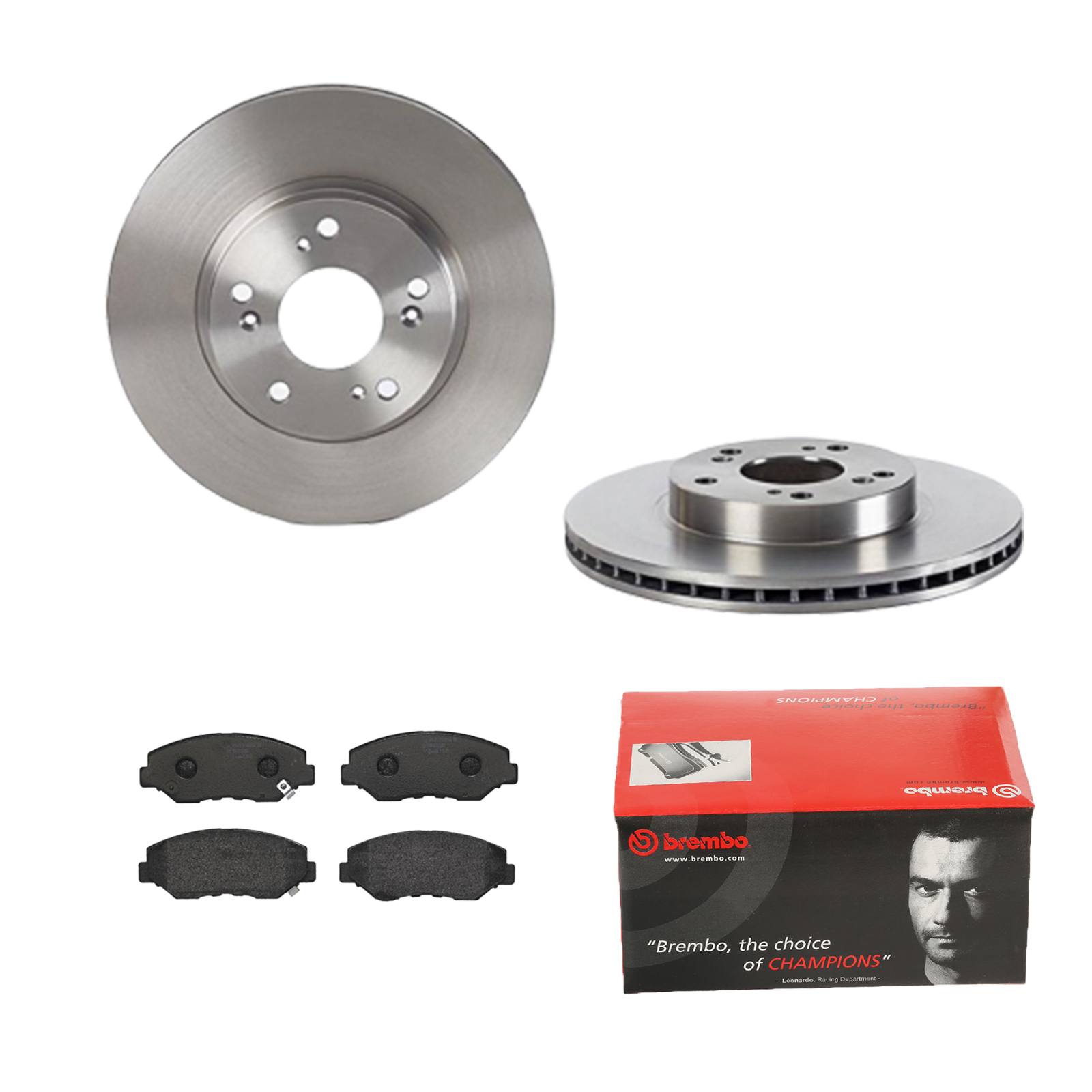 BREMBO Bremsensatz, Scheibenbremse ijdtideqb9 Vorderachse innenbelüftet 282mm 23mm für HONDA ACURA Image