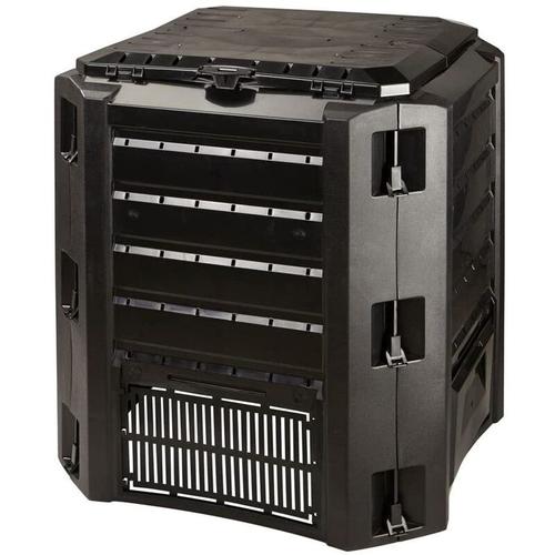 Komponist 220 l Prosperplast Compoteen -Kunststoff in Schwarz, 75,3 (groß) x 61 (Breite) x 61