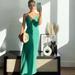 Zara Dresses | New Zara Green Ruched Dress | Color: Green | Size: M